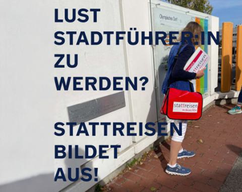 Die Nachricht ist eine Werbung für eine Ausbildung zum Stadtführer bei Stattreisen.