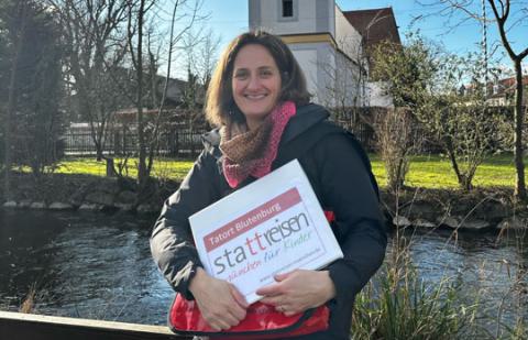 Ein Portraitfoto von Anke Frey