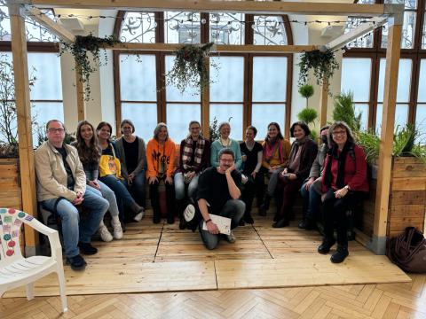 RundgangsleiterInnen von Stattreisen in der Rathausgalerie